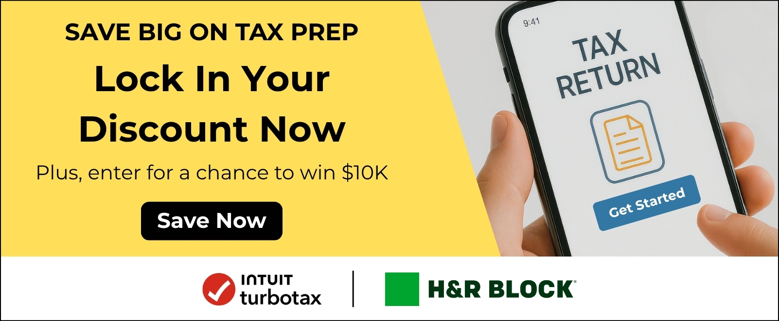 Save Big On Tax Prep Lock In Your Discount Now Plus enter for a chance to win $10K